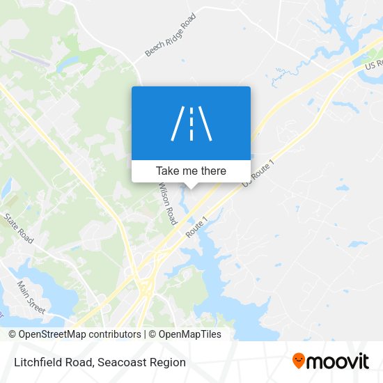Litchfield Road map