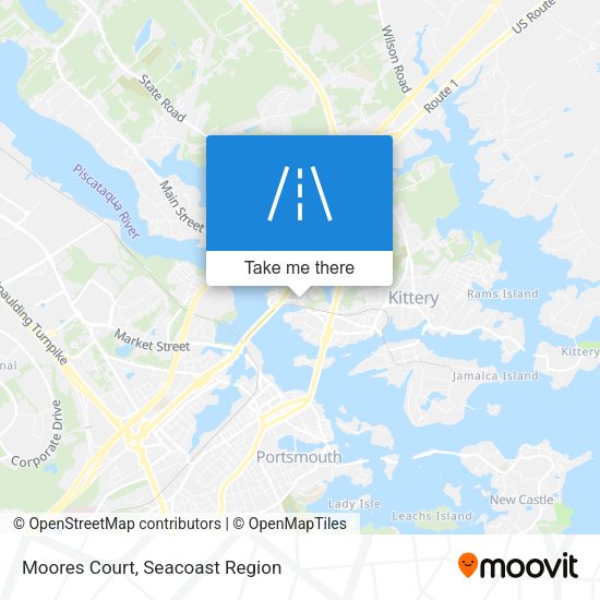 Moores Court map