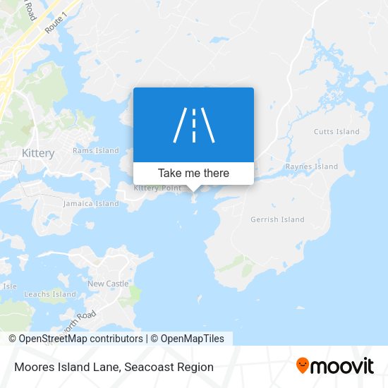 Mapa de Moores Island Lane
