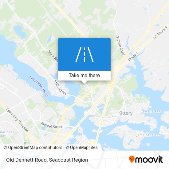 Old Dennett Road map