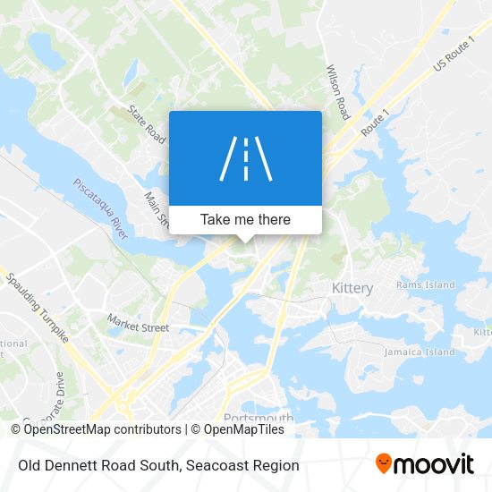 Mapa de Old Dennett Road South