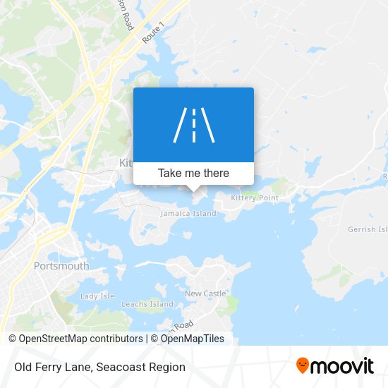Old Ferry Lane map