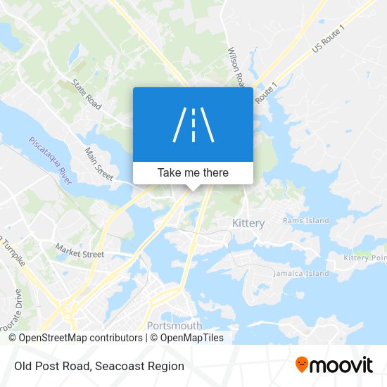 Old Post Road map