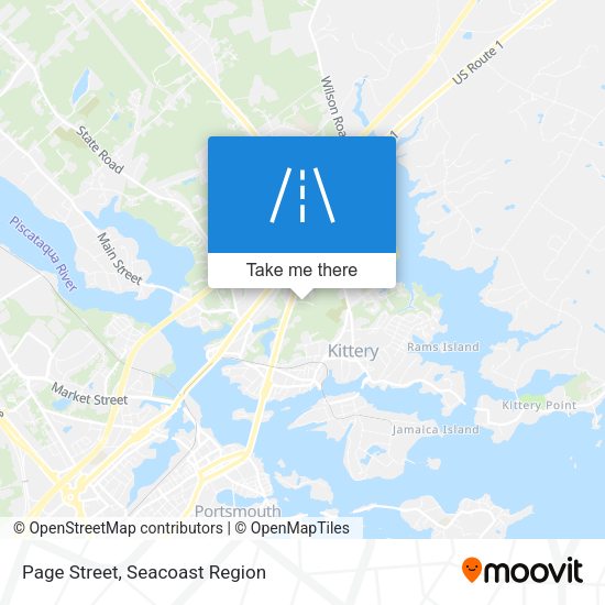 Page Street map