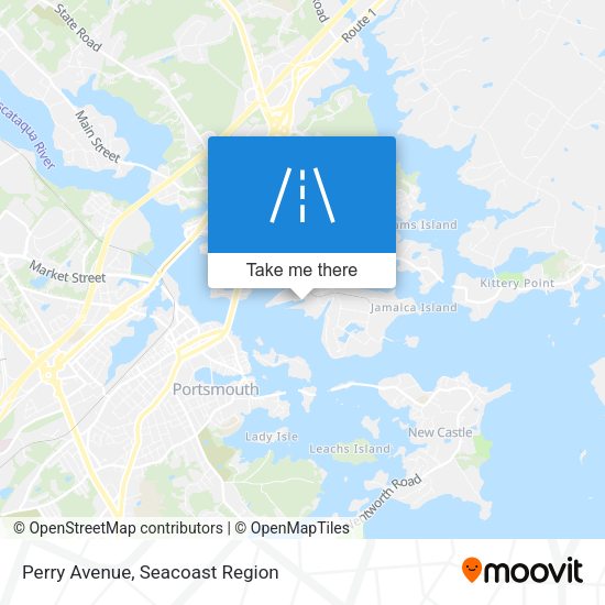 Perry Avenue map