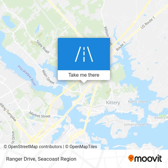 Ranger Drive map