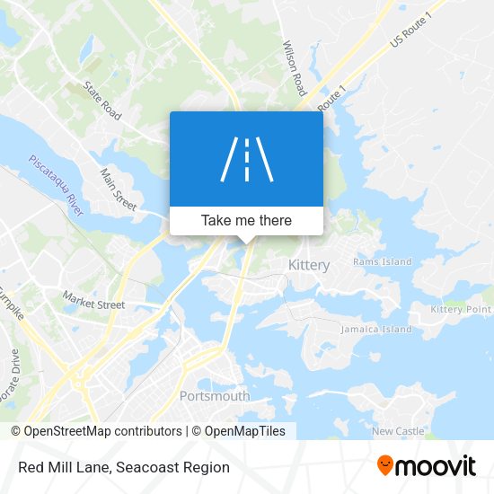Mapa de Red Mill Lane