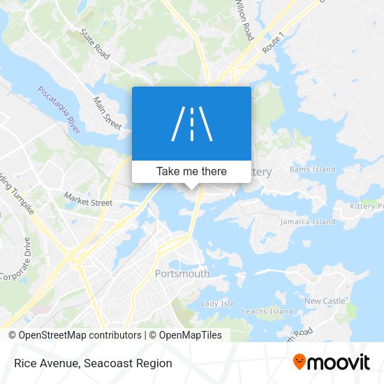 Rice Avenue map