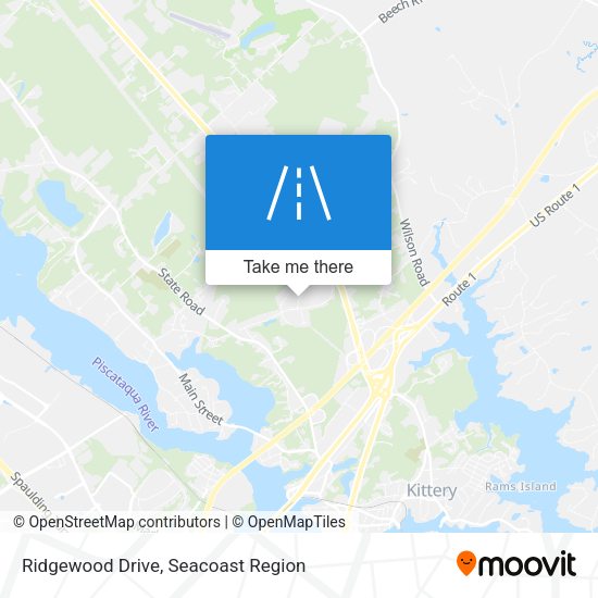 Mapa de Ridgewood Drive