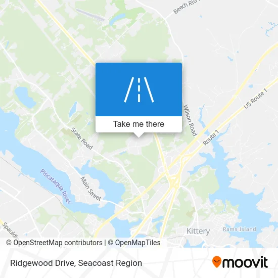 Ridgewood Drive map