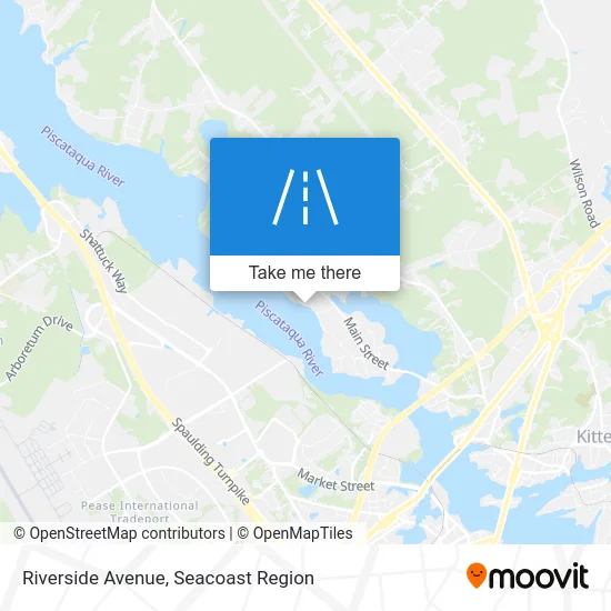 Riverside Avenue map