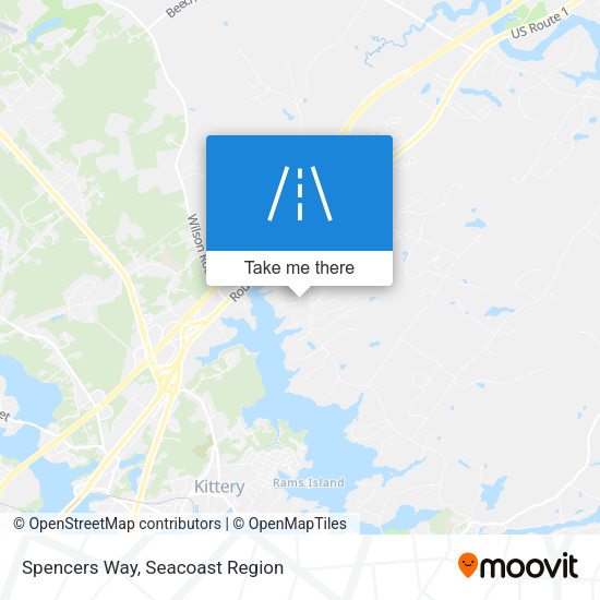 Spencers Way map