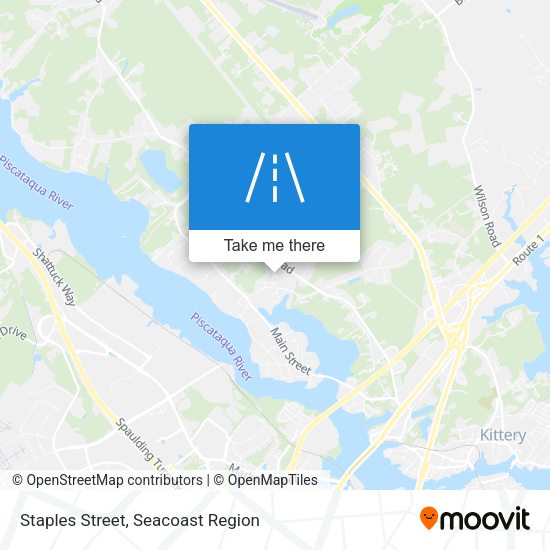 Mapa de Staples Street