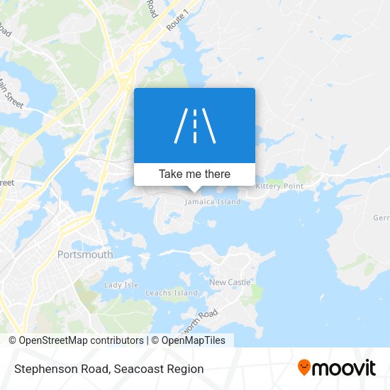 Stephenson Road map