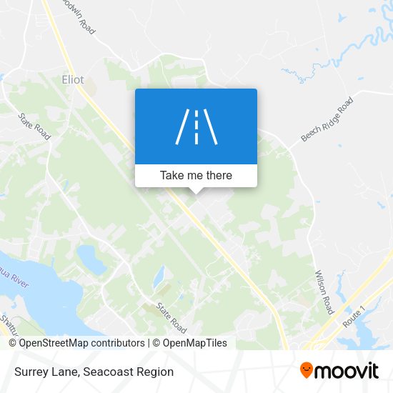 Mapa de Surrey Lane