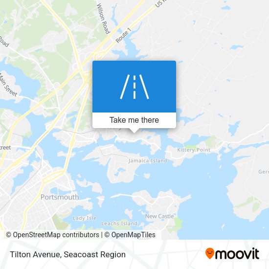 Tilton Avenue map