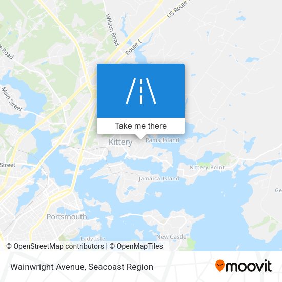Mapa de Wainwright Avenue