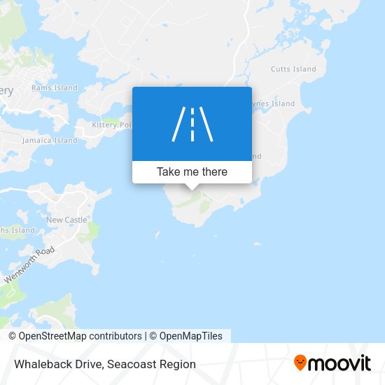 Whaleback Drive map