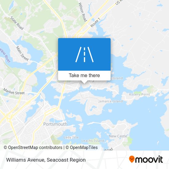 Williams Avenue map