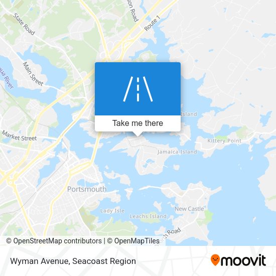 Mapa de Wyman Avenue