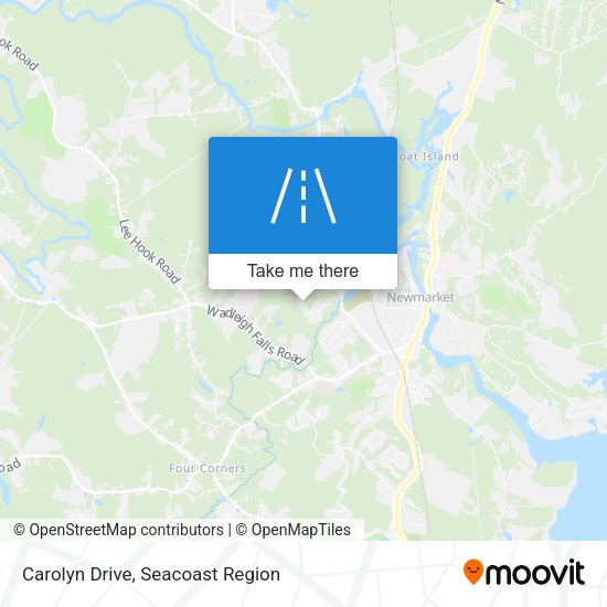 Carolyn Drive map