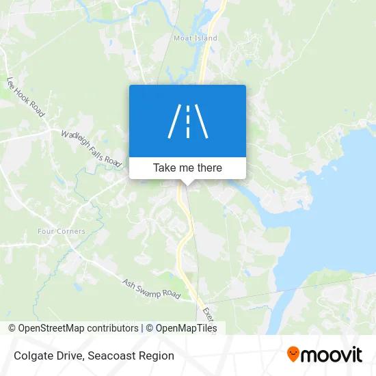 Colgate Drive map