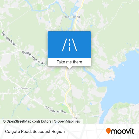 Mapa de Colgate Road