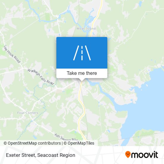 Exeter Street map