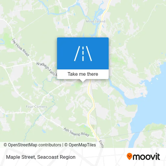 Maple Street map