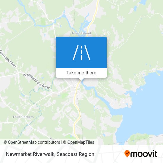 Mapa de Newmarket Riverwalk