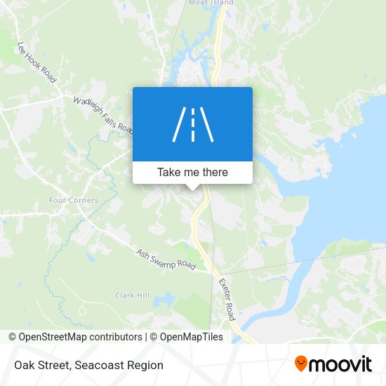 Mapa de Oak Street