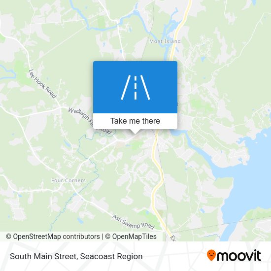 Mapa de South Main Street