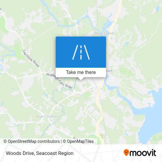 Mapa de Woods Drive