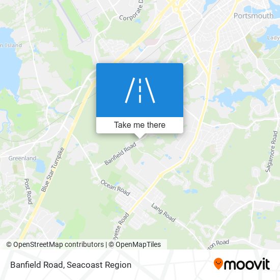 Banfield Road map