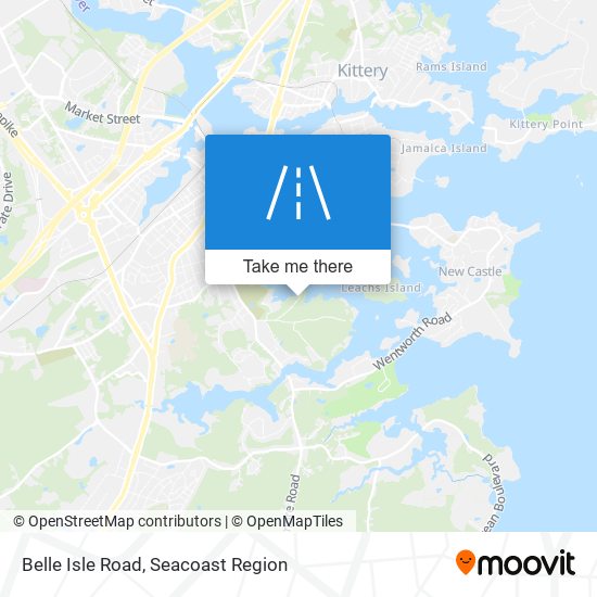 Belle Isle Road map
