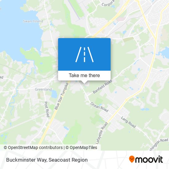 Buckminster Way map