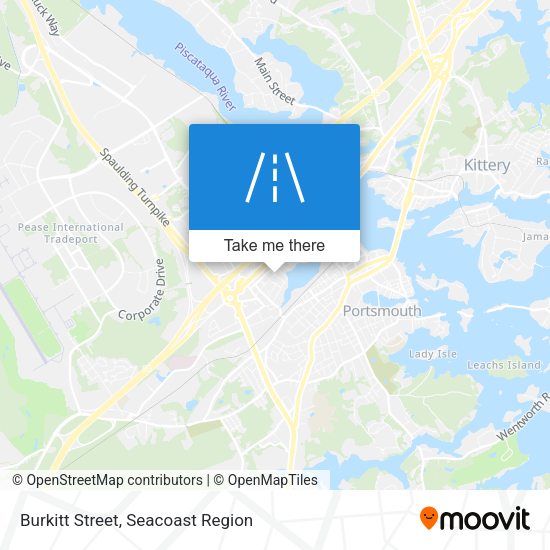 Mapa de Burkitt Street