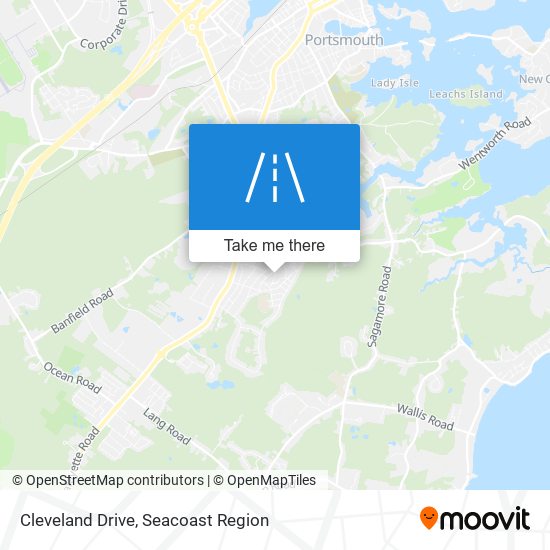 Cleveland Drive map