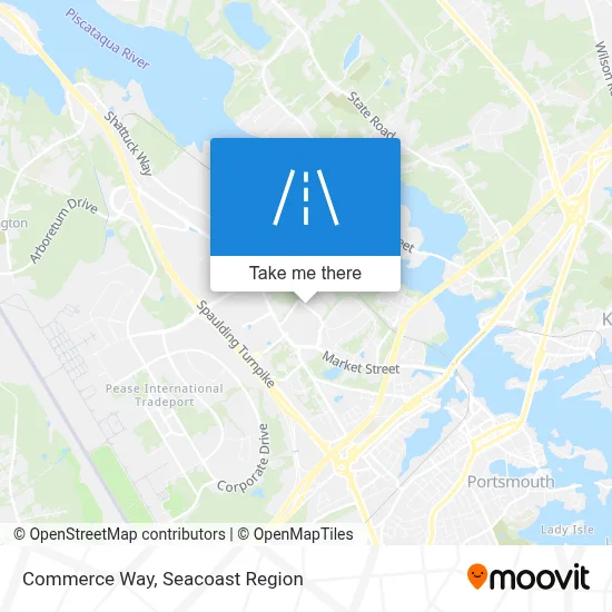 Commerce Way map