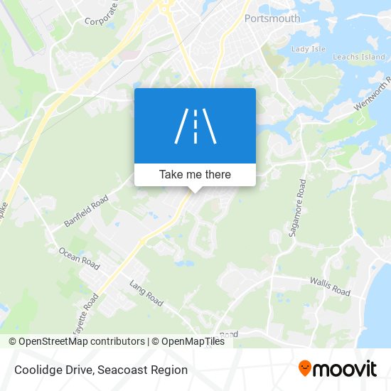 Coolidge Drive map