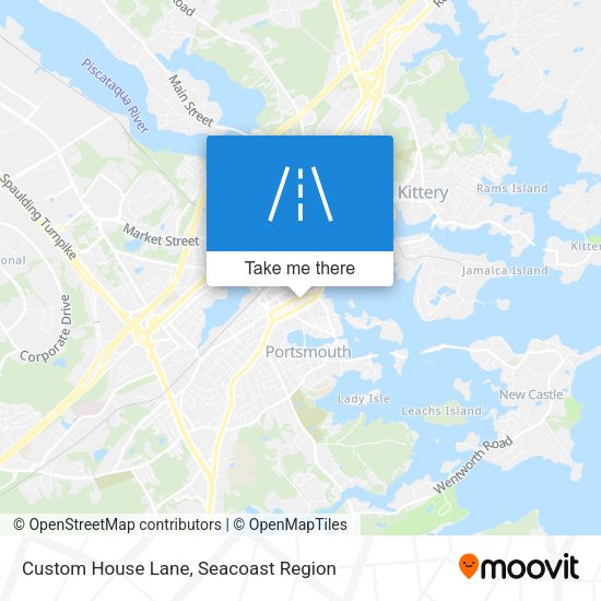 Custom House Lane map