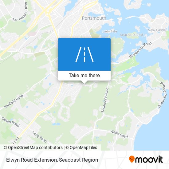 Mapa de Elwyn Road Extension