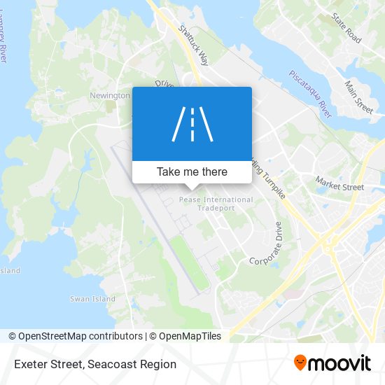 Exeter Street map