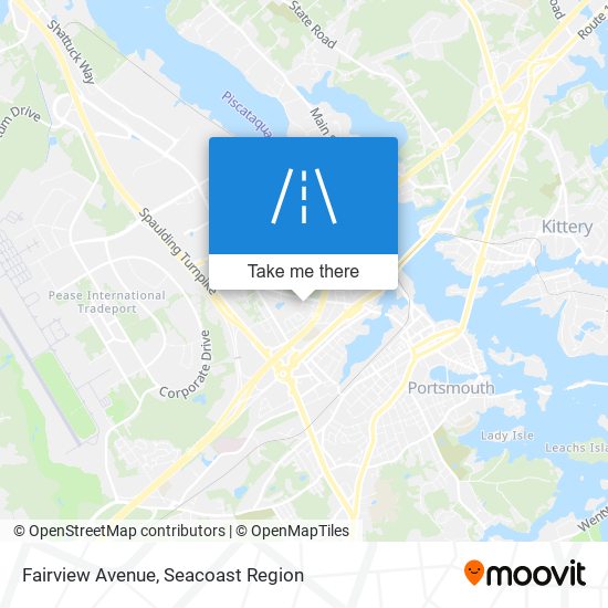 Mapa de Fairview Avenue