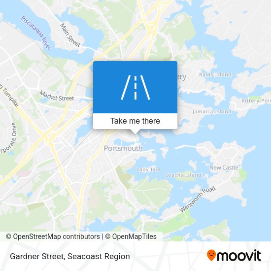 Gardner Street map