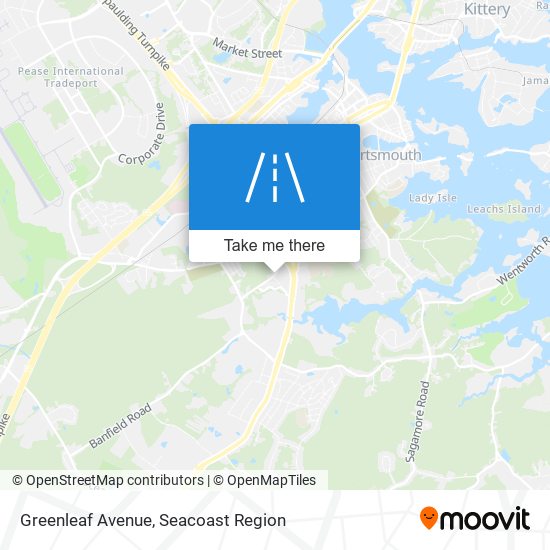 Mapa de Greenleaf Avenue