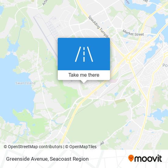 Greenside Avenue map