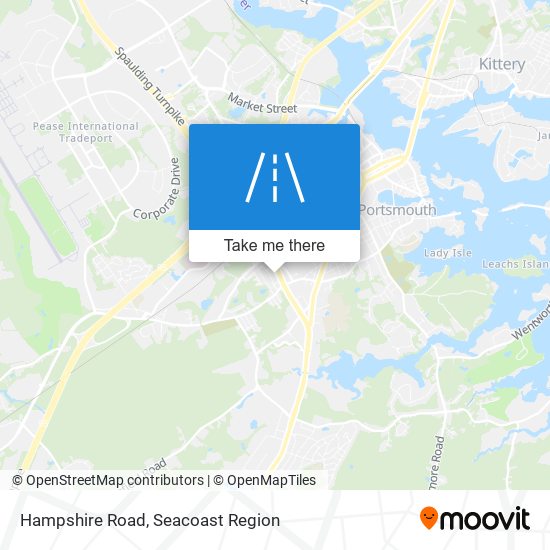 Hampshire Road map