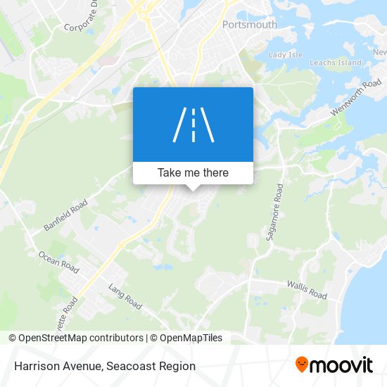 Harrison Avenue map