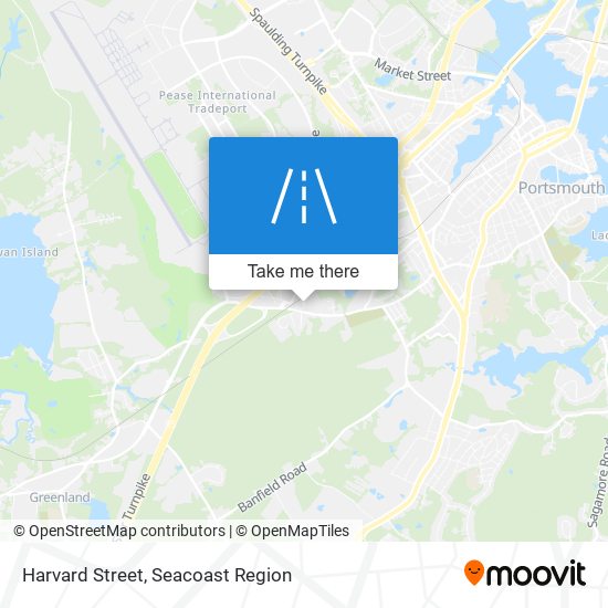 Mapa de Harvard Street